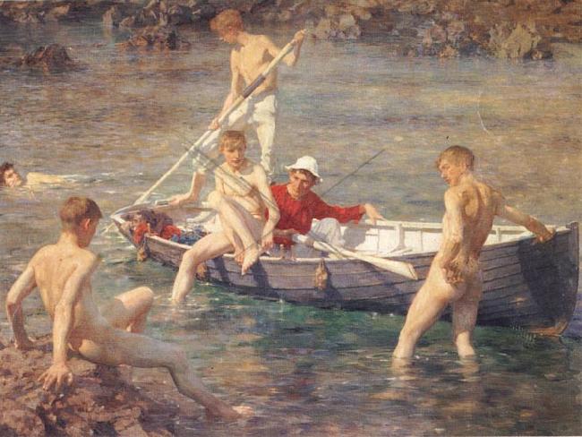 Henry Scott Tuke Ruby Gold and Malachite